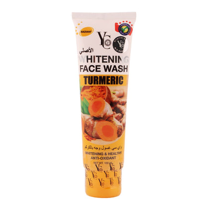 YC Turmeric Face Wash – Brightening and Purifying Natural Cleanser for All: Men, Women, Boys, and Girls