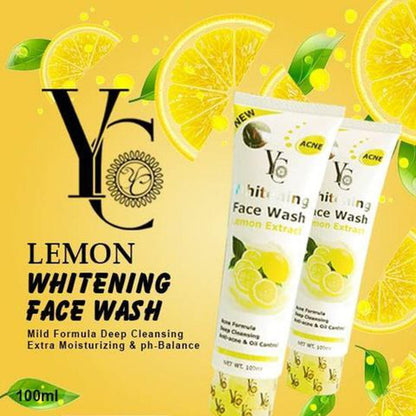 YC Whitening Face Wash With Lemon Extract